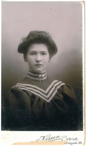 Portræt af Olga Theodora Nielsine Maaløe