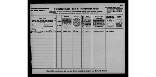 Folketælling 1925